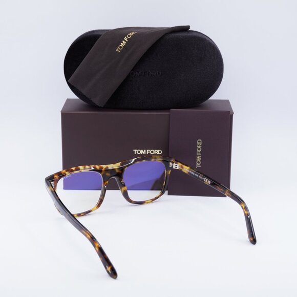 Tom Ford FT5939-B 053 Square Eyeglasses 52mm - Blonde Havana - Picture 9 of 10